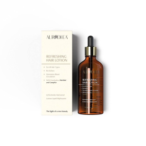 Lotion capillaire rafraîchissante au menthol et au camphre