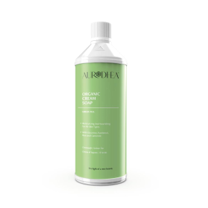 Crème de savon bio – Thé vert (Recharge)