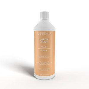 Crème de savon bio – Pêche (Recharge)
