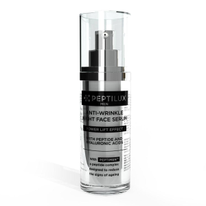 Peptilux Men – Sérum visage nuit anti-rides « effet Power Lift » avec PEPTIMEN™