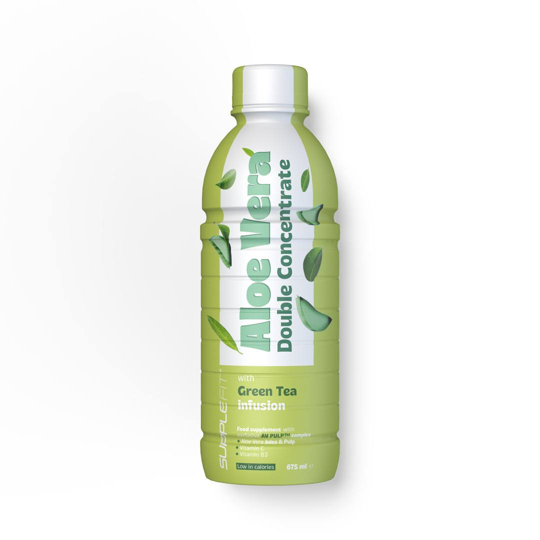 Aloe Vera – Jus et pulpe au thé vert